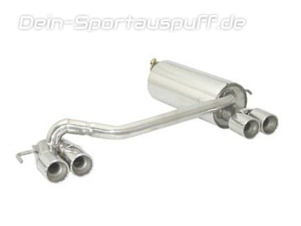 Ragazzon Edelstahl Duplex Komplettanlage ab Kat Citroen C2 1.6l VTR VTS je 2x80mm rund eingerollt