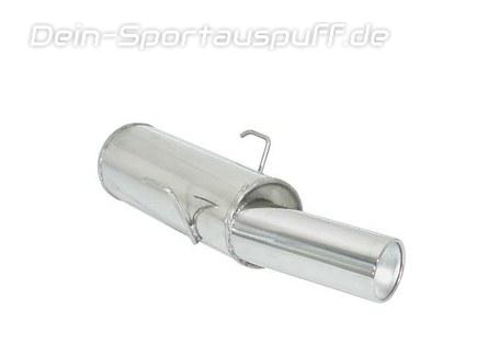 Ragazzon Edelstahl Racing-Komplettanlage ab Kat Citroen Saxo 1.4 1.6 VTS 102mm rund eingerollt