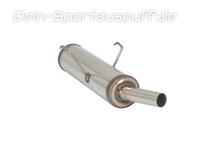 Ragazzon Edelstahl Racing-Komplettanlage ab Kat Citroen Saxo 1.4 1.6 VTS 50mm rund scharfkantig