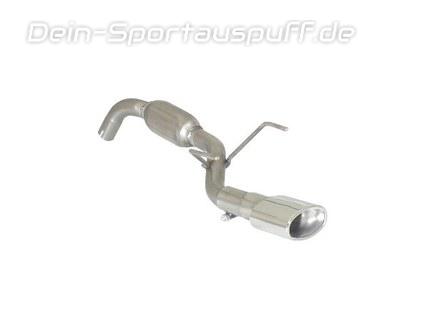Ragazzon Edelstahl Racing-Komplettanlage ab Kat Fiat 500 0.9l Turbo 115x70mm oval eingerollt