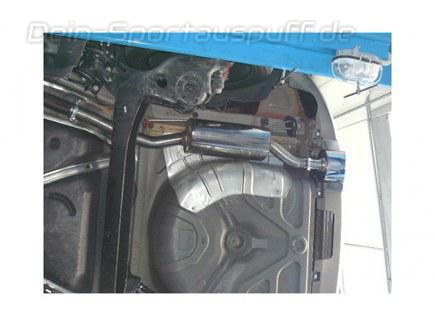 Ragazzon Edelstahl Racing-Komplettanlage ab Kat Fiat Bravo Typ 198 1.4l TJET mit Sport-Heck 135x90mm oval doppelwandig abgeschrägt