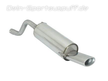 Ragazzon Edelstahl Racing-Komplettanlage ab Kat Fiat Punto Evo + Grande Punto (199) 1.4 77kW 115x70mm oval eingerollt