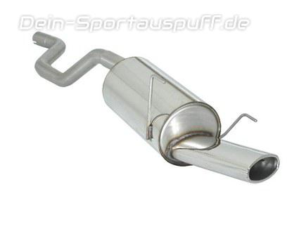 Ragazzon Edelstahl Komplettanlage ab Kat Fiat Punto 2 Facelift Typ 188 1.8l HGT 115x70mm oval eingerollt