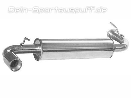 Ragazzon Edelstahl Racing-Komplettanlage ab Kat Lancia Delta Integrale Evo 2 2.0l 16V 102mm rund eingerollt