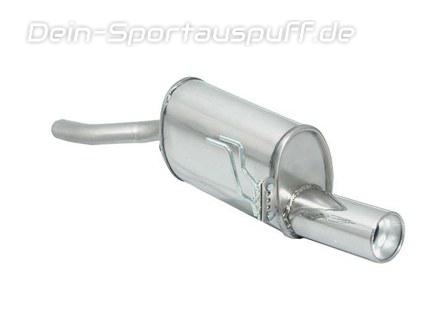Ragazzon Edelstahl Racing-Komplettanlage ab Kat Lancia Y 1.2 90mm rund eingerollt