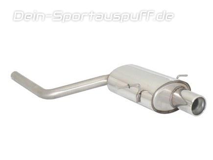 Ragazzon Edelstahl Rennsportanlage ab Motor Mini Cooper R56 90mm rund eingerollt