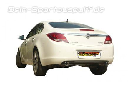 Ragazzon Edelstahl Duplex Racing-Komplettanlage ab Kat Opel Insignia 1.6l Turbo je 90mm rund eingerollt