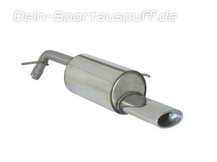 Ragazzon Edelstahl Racing-Komplettanlage ab Kat Peugeot 207 CC 1.6 THP 115x70mm oval eingerollt