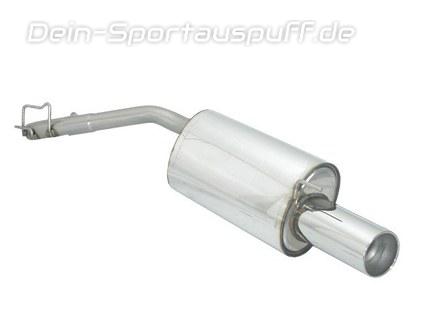 Ragazzon Edelstahl Racing-Komplettanlage ab Kat Renault Clio 1 B/C57 1.8l 2.0l 102mm rund eingerollt