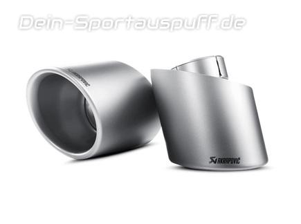 Akrapovic Titan Duplex Endrohrsatz Fiat Abarth 500C Cabrio je 1x115mm rund eingerollt abgeschrägt