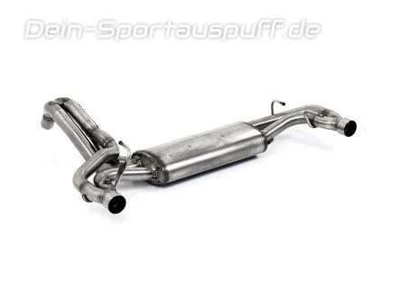 Akrapovic Edelstahl Duplex Sportauspuff Fiat Abarth 500C Cabrio