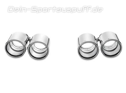 Akrapovic Titan Duplex Endrohrsatz BMW M6 F12 F13 Coupe Cabrio je 2x100mm rund schräg