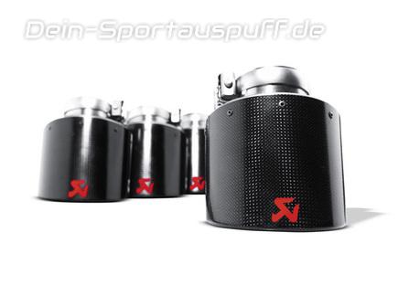 Akrapovic Carbon Duplex Endrohrsatz Nissan GT-R ab 2007 je 2x 125mm rund eingerollt abgeschrägt