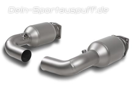 Akrapovic Titan Sport-Kat 100-Zeller Porsche 911 997 Turbo bis Bj.09
