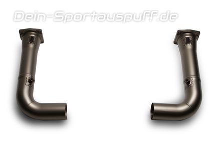 Akrapovic Titan Kat-Ersatzrohr Porsche 911 997 Turbo bis Bj.09