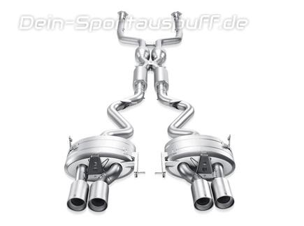 Akrapovic Titan Duplex Komplettanlage ab Kat BMW M3 E92 E93 Coupe Cabrio je 2x90mm rund eingerollt abgeschrägt