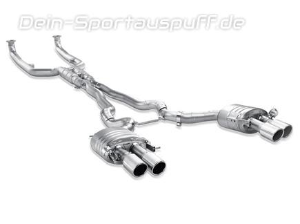 Akrapovic Titan Duplex Komplettanlage ab Kat BMW M5 F10 je 2x100mm rund schräg
