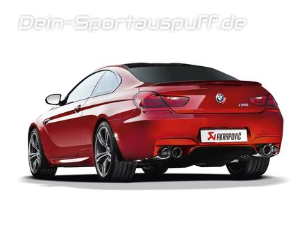 Akrapovic Titan Duplex Komplettanlage ab Kat BMW M6 F12 F13 Coupe Cabrio je 2x rund