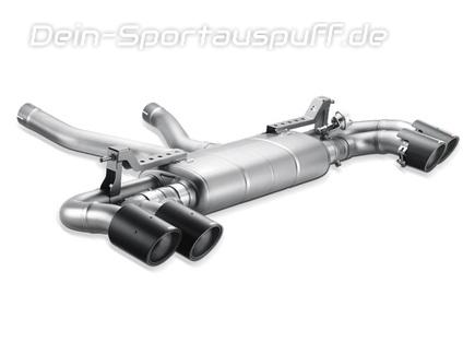 Akrapovic Titan Duplex Komplettanlage ab Kat Porsche Cayenne S Hybrid Typ 958 je 2x105mm rund eingerollt abgeschrägt aus Carbon