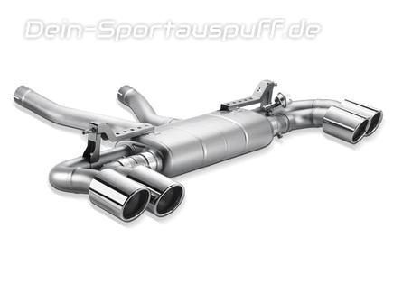 Akrapovic Titan Duplex Komplettanlage ab Kat Porsche Cayenne S Hybrid Typ 958 je 2x105mm rund eingerollt abgeschrägt