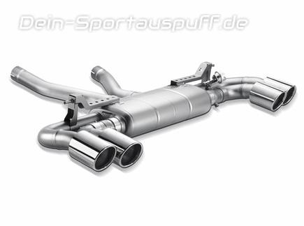 Akrapovic Titan Duplex Sportauspuff inkl. Verbindungsrohr Porsche Cayenne Turbo S Typ 958 je 2x105mm rund eingerollt abgeschrägt