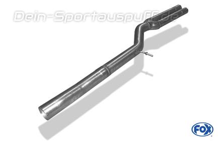 Fox Edelstahl Vorschalldämpfer-Ersatzrohr Audi RS4 B5