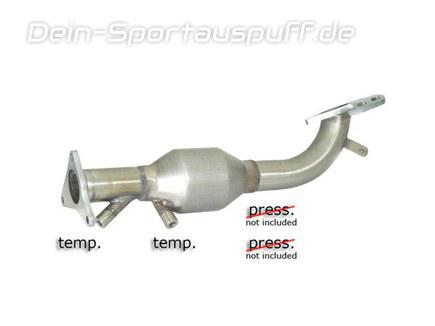 Ragazzon Edelstahl Sport-Kat inkl. Partikelfilter-Ersatzrohr Subaru Impreza GR 2.0 D