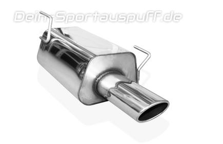 Fox Edelstahl Sportauspuff Subaru Legacy BM ab Bj.09 115x85mm oval eingerollt abgeschrägt