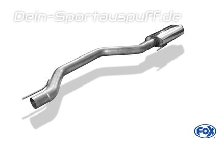 Fox Edelstahl Vorschalldämpfer Opel Signum 2.0l