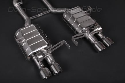 Capristo Edelstahl Duplex Sportauspuff mit Klappensteuerung BMW 3er M3 E92 Coupe je 2x rund