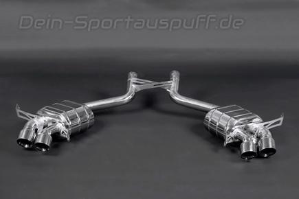Capristo Edelstahl Duplex Sportauspuff für originale Klappensteuerung Maserati Gran Turismo je 2x rund