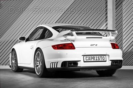 Capristo Edelstahl Komplettanlage inkl. Kat Porsche 911 Turbo u. GT2 mit 3.6l-Motor Typ 997