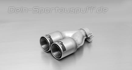 Remus Edelstahl Endrohr 2x84mm rund Street Race