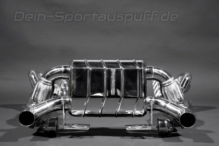 Capristo Edelstahl Duplex Komplettanlage inkl. Kat Ferrari 430 Scuderia