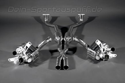 Capristo Edelstahl Duplex Sportauspuff-Komplettanlage mit Klappensteuerung Ferrari California