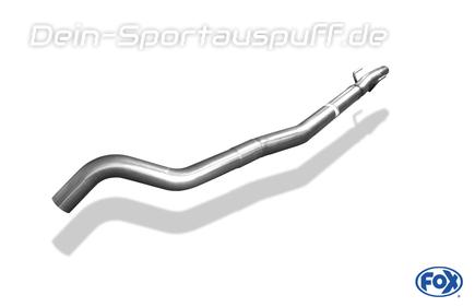 Fox Edelstahl Vorschalldämpfer-Ersatzrohr Ø60mm-System Opel Tigra A