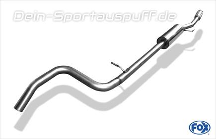 Fox Edelstahl Vorschalldämpfer Peugeot 207 RC