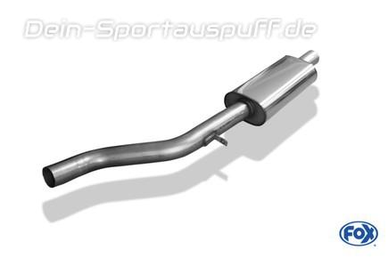 Fox Edelstahl Vorschalldämpfer Renault Clio 3 Sport Typ R inkl. Facelift