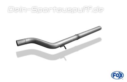 Fox Edelstahl Vorschalldämpfer-Ersatzrohr Renault Clio 3 Sport Typ R inkl. Facelift