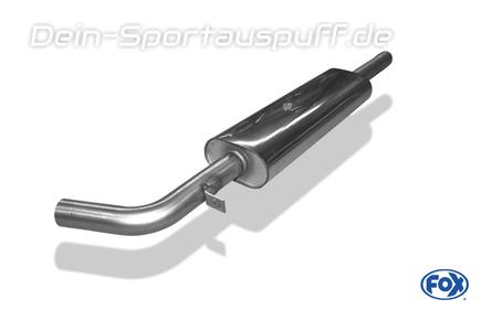 Fox Edelstahl Vorschalldämpfer Renault Megane 3 Schrägheck und Coupe GT-Line