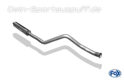 Fox Edelstahl Vorschalldämpfer Renault Laguna 3 Coupe & Grandtour