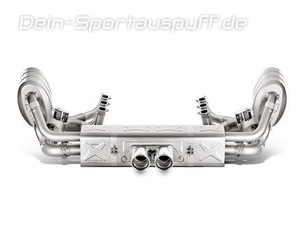 Akrapovic Titan Evolution Line Komplettanlage Porsche 911 991 GT3 u. GT3 RS mit 2x100mm rund