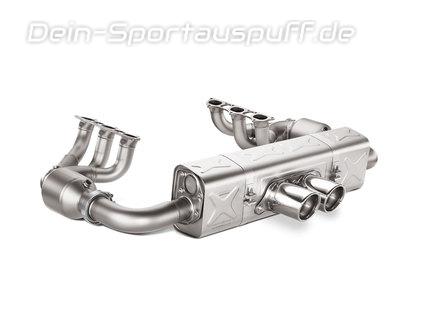 Akrapovic Titan Evolution Race Line Rennsport-Komplettanlage Porsche 911 991 GT3 u. GT3 RS mit 2x100mm rund