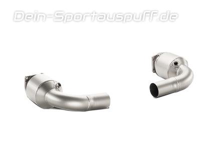 Akrapovic Titan 100-Zeller Sport-Kat Porsche 911 Typ 991 Turbo u- Turbo S