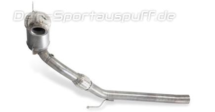 HJS Edelstahl Ø60mm Downpipe mit Kat Skoda Octavia Typ 5E