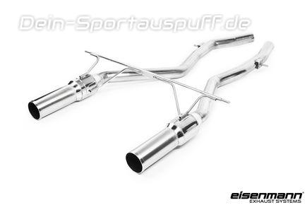 Eisenmann Edelstahl Duplex Sportauspuff GT4 für Rennsport BMW 4er F82 M4 je 90mm rund