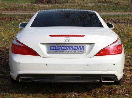 Eisenmann Edelstahl Duplex Komplettanlage ab Kat. RACE-Version Mercedes SL 500 R231 ab 2012