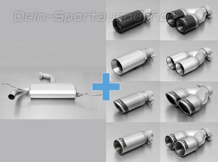 Remus Edelstahl Sportauspuff Seat Leon Typ 1P 2.0l TFSI inkl. FR u. Cupra inkl. Endrohr nach Wahl