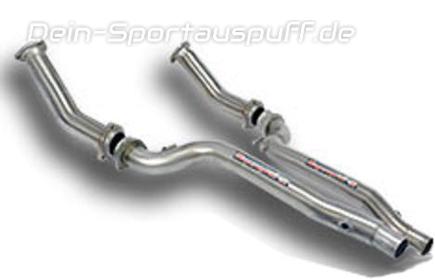 Supersprint Edelstahl Vorschalldämpfer-Ersatzrohr inkl. Verbindungsrohr Audi S7 quattro Typ 4G