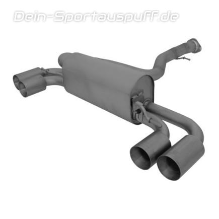 Remus Titan Duplex Titanium2 Komplettanlage ab Kat BMW 1er M E82 Coupe je 2x84mm rund scharfkantig aus Titan